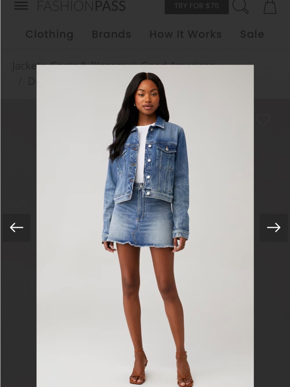 Good American Denim Jacket NWT XS - Picture 3 of 5